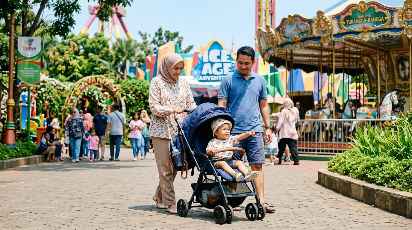 Bawa Balita ke Dufan: Tips Memilih Wahana, Stroller, dan Waktu Istirahat