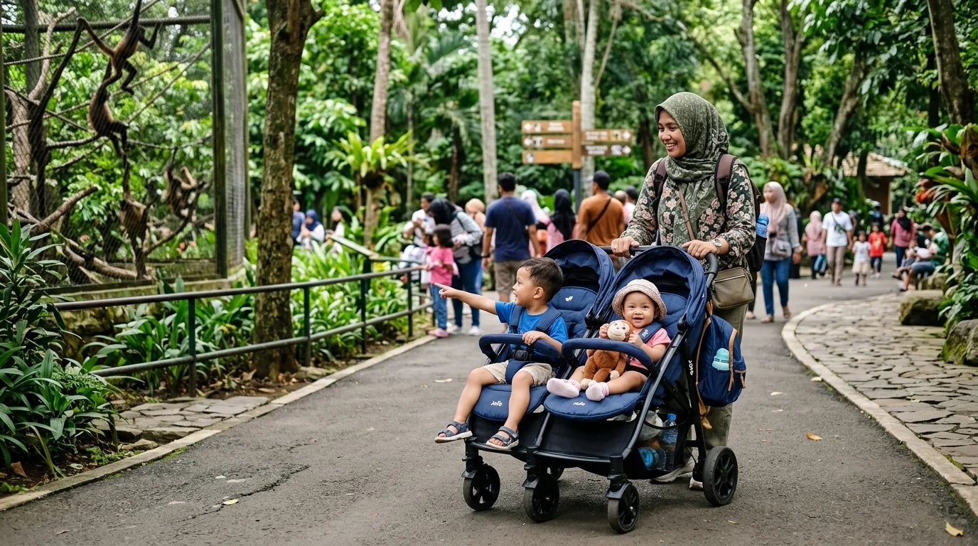 Panduan ke Ragunan Bawa Bayi dan Balita: Stroller, Rute, dan Checklist